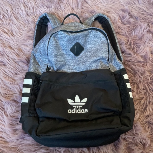 Adidas Originals Black White & Gray School Unisex Backpack